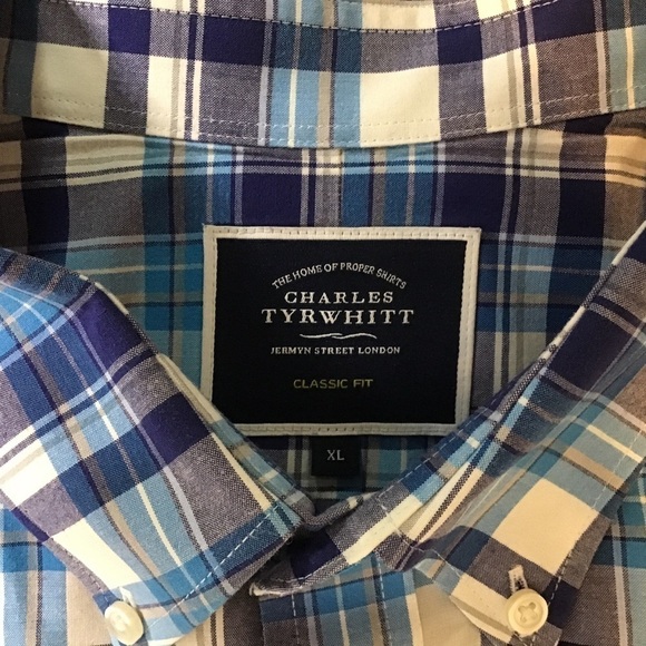 CHARLES Tyrwhitt Shirt Long Sleeve Button … - Picture 5 of 7